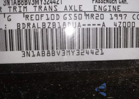 2021 Nissan Sentra S Xtronic Cvt z USA, uszkodzony, nr VIN 3N1AB8BV3MY324421